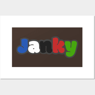 Janky | WUBRG JANKY MTG COLORS Posters and Art